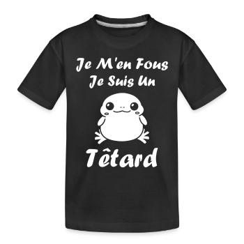 Têtard - T-shirt bio Premium Enfant - noir - Devant