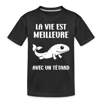 Têtard - T-shirt bio Premium Enfant - noir - Devant