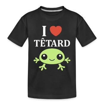 Têtard - T-shirt bio Premium Enfant - noir - Devant