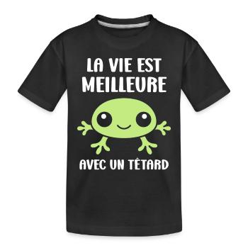 Têtard - T-shirt bio Premium Enfant - noir - Devant