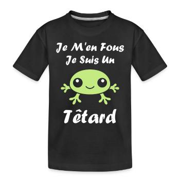 Têtard - T-shirt bio Premium Enfant - noir - Devant