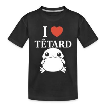 Têtard - T-shirt bio Premium Enfant - noir - Devant