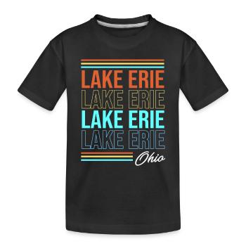 Grands Lacs - T-shirt bio Premium Enfant - noir - Devant