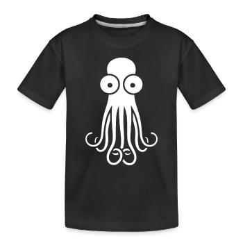 Calamar - T-shirt bio Premium Enfant - noir - Devant