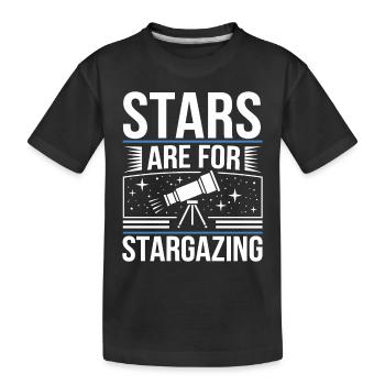 Sceptique de l’astrologie : pensée critique - T-shirt bio Premium Enfant - noir - Devant
