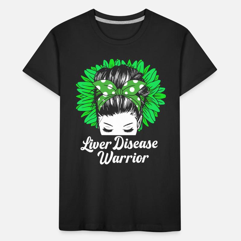 Lebererkrankung Kinder Premium Bio T-Shirt