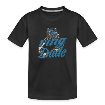 Ring Dude Ring Bearer Wedding Wedding Wedding Ring - Kids' Premium Organic T-Shirt - black - Front