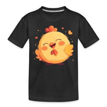 Coq Coqs Coq - T-shirt bio Premium Enfant - noir - Devant
