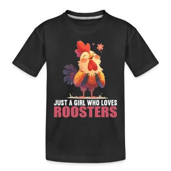 Coq Coqs Coq - T-shirt bio Premium Enfant - noir - Devant