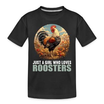 Coq Coqs Coq - T-shirt bio Premium Enfant - noir - Devant