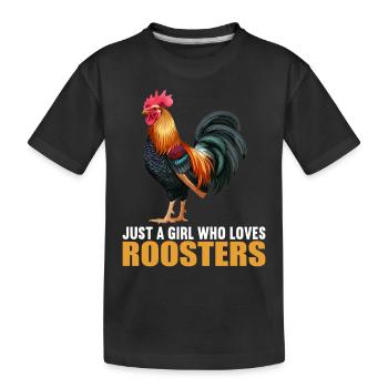 Coq Coqs Coq - T-shirt bio Premium Enfant - noir - Devant