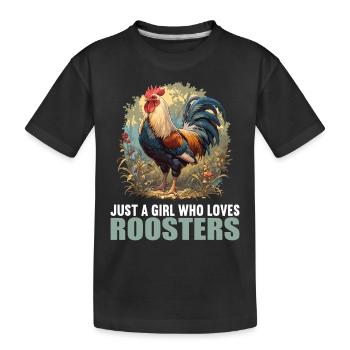 Coq Coqs Coq - T-shirt bio Premium Enfant - noir - Devant
