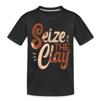 Poterie Céramique Artiste Pun Seize - T-shirt bio Premium Enfant - noir - Devant