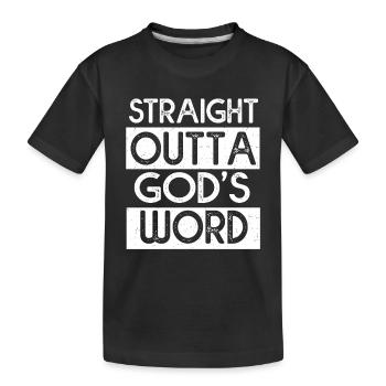 Youth pastor - Kids' Premium Organic T-Shirt - black - Front