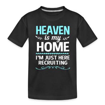 Youth pastor - Kids' Premium Organic T-Shirt - black - Front
