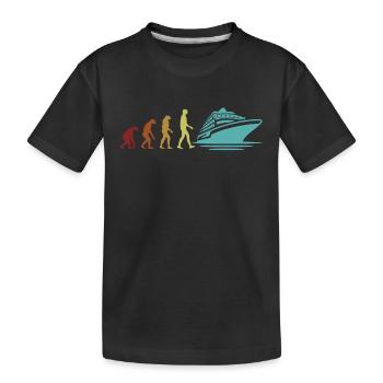 Croisière Vacances Evolution Croisière Croisière - T-shirt bio Premium Enfant - noir - Devant