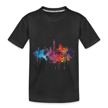 Today - Kids' Premium Organic T-Shirt - black - Front