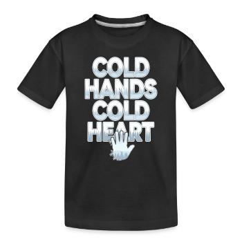 Hiver--froid-plaintes - T-shirt bio Premium Enfant - noir - Devant