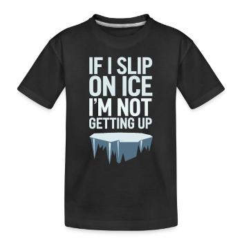 Hiver--froid-plaintes - T-shirt bio Premium Enfant - noir - Devant