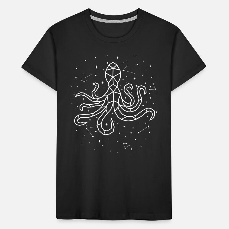 Sternbild Octopus Constellation Octopodes T-shirt bio Premium Enfant