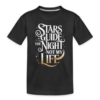Sceptique de l’astrologie : pensée critique - T-shirt bio Premium Enfant - noir - Devant