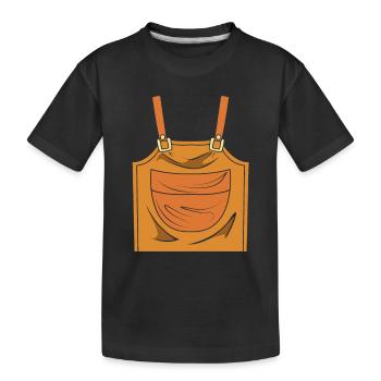 Farmer Farmer Farmer's Wife Farm - Kids' Premium Organic T-Shirt - black - Front