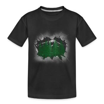 Forêt Épicéa Conifères Forêt Nature Arbres Arbre - T-shirt bio Premium Enfant - noir - Devant