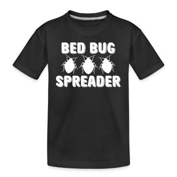 Propagation de punaises de lit Drôle de punaises de lit disant - T-shirt bio Premium Enfant - noir - Devant