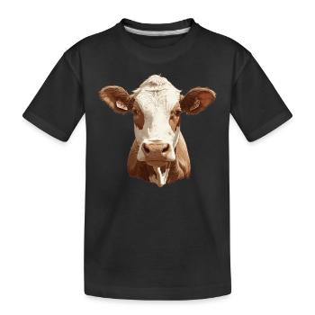 Vaches Vache - T-shirt bio Premium Enfant - noir - Devant