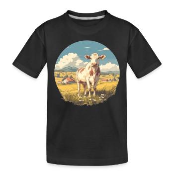 Vaches Vache - T-shirt bio Premium Enfant - noir - Devant
