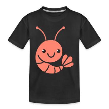 Crevette - T-shirt bio Premium Enfant - noir - Devant