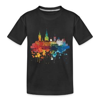Thorn - Kids' Premium Organic T-Shirt - black - Front