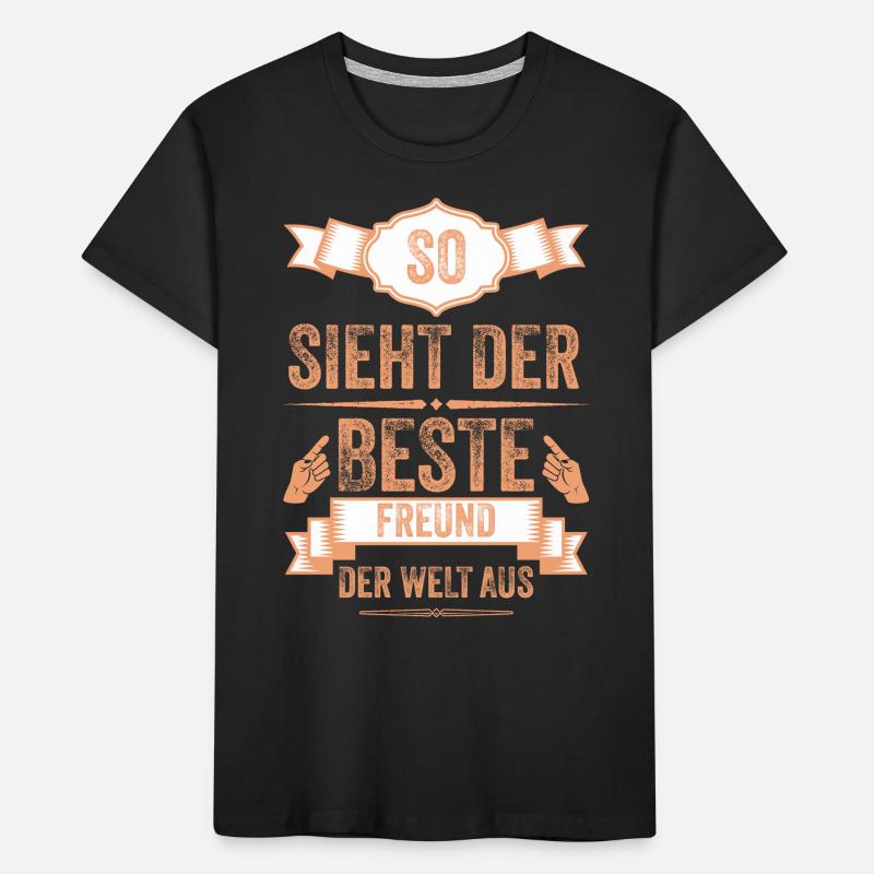 Bester Freund Geschenk – Lustig & Cool Kinder Premium Bio T-Shirt
