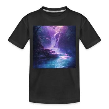 Japan - Kinder Premium Bio T-Shirt - Schwarz - Vorne