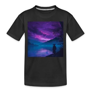 Japan - Kinder Premium Bio T-Shirt - Schwarz - Vorne