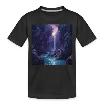 Japan - Kinder Premium Bio T-Shirt - Schwarz - Vorne
