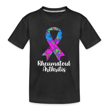 Rheuma Arthritis - Kinder Premium Bio T-Shirt - Schwarz - Vorne