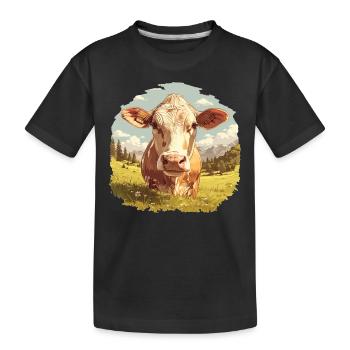 Vaches Vache - T-shirt bio Premium Enfant - noir - Devant