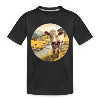 Vaches Vache - T-shirt bio Premium Enfant - noir - Devant