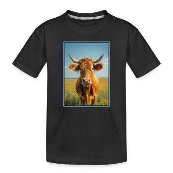 Vaches Vache - T-shirt bio Premium Enfant - noir - Devant