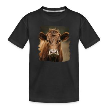 Vaches Vache - T-shirt bio Premium Enfant - noir - Devant