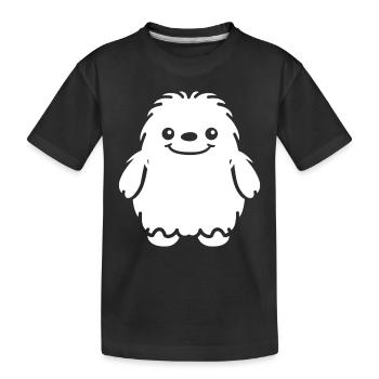 Yeti - T-shirt bio Premium Enfant - noir - Devant