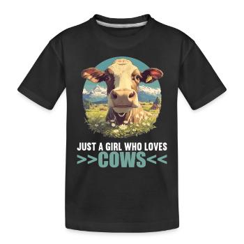 Vaches Vache - T-shirt bio Premium Enfant - noir - Devant