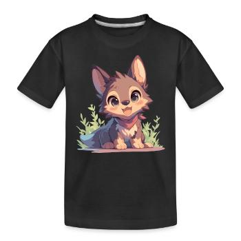 Coyotes Coyote - Kids' Premium Organic T-Shirt - black - Front