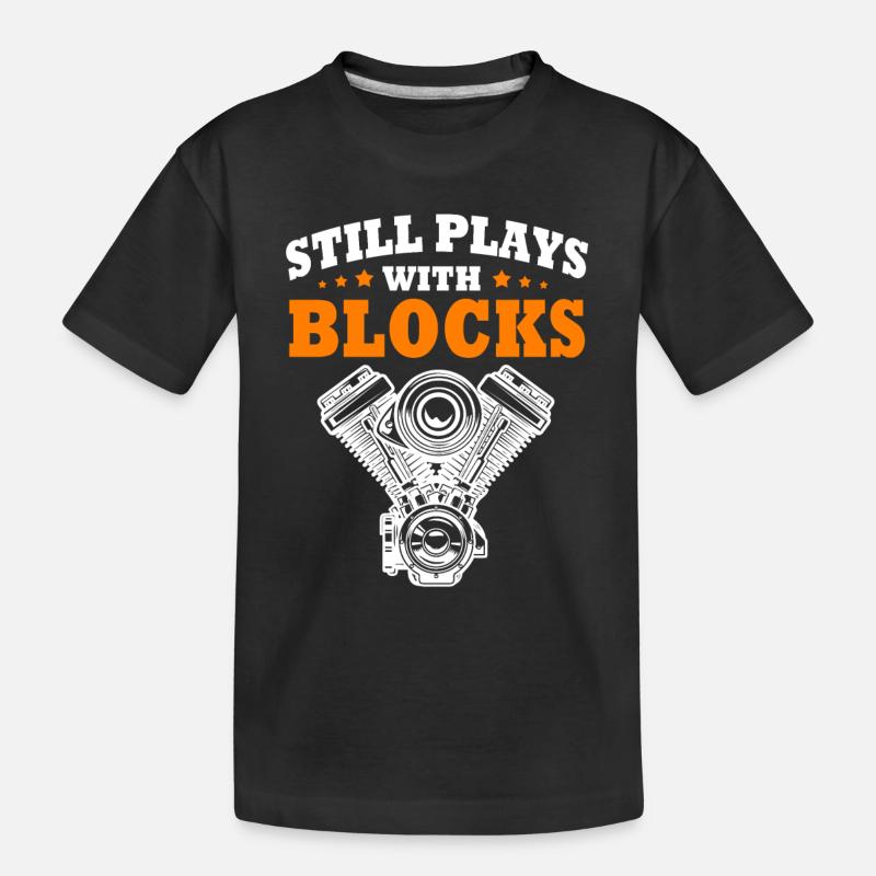 Autofahrer - Kinder Premium Bio T-Shirt - Schwarz