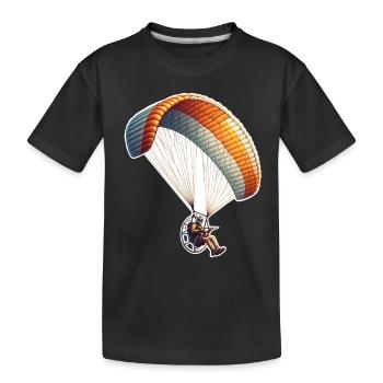 Moteur Paramoteur - T-shirt bio Premium Enfant - noir - Devant