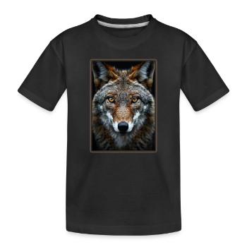 Coyotes Coyote - Kids' Premium Organic T-Shirt - black - Front