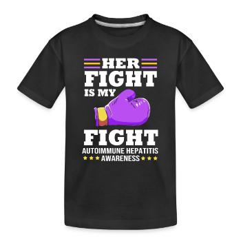 Maladie auto-immune - T-shirt bio Premium Enfant - noir - Devant