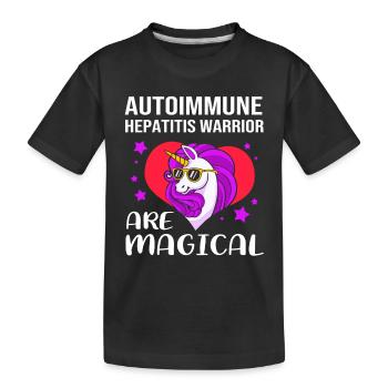 Maladie auto-immune - T-shirt bio Premium Enfant - noir - Devant