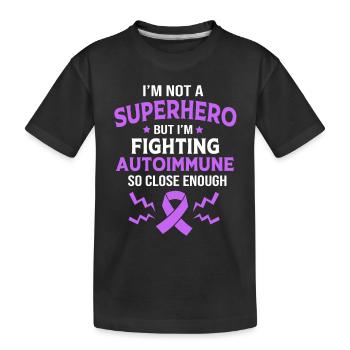 Maladie auto-immune - T-shirt bio Premium Enfant - noir - Devant